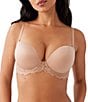 Wacoal Self-Assured Push-Up Strapless Convertible Plunge Bra, Color:Roebuck - Image 5