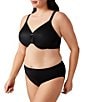 Wacoal Simple Shaping Minimizer Bra, Color:Black - Image 8