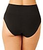 Wacoal Smooth Series High-Cut Shaping Panty, Color:Black - Image 2