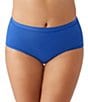 Color:Beaucoup Blue - Image 1 - Understated Cotton Brief Panty