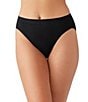 Color:Black - Image 1 - Understated Ultra Thin Cotton High Cut Panty