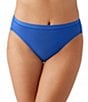 Color:Beaucoup Blue - Image 1 - Understated Ultra Thin Cotton High Cut Panty