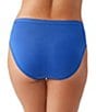 Color:Beaucoup Blue - Image 2 - Understated Ultra Thin Cotton High Cut Panty