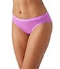 Color:First Bloom - Image 3 - Understated Ultra Thin Waistband Cotton Bikini