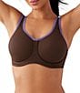Wacoal Simone Sport Underwire Bra, Color:Hot Fudge - Image 4