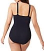 Color:Black - Image 2 - Visual Effects Body Briefer with Minimizer Bra