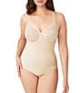 Color:Sand - Image 1 - Visual Effects Body Briefer with Minimizer Bra
