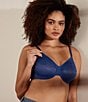 Color:Bellwether Blue - Image 5 - Visual Effects Lace Minimizer Bra