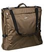 Color:Brown - Image 1 - 45-inch Framed Garment Bag with Shoulder Strap and Multiple Accessory Pockets
