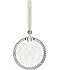 Waterford 2027 Times Square Disc Crystal Ornament - Image 1