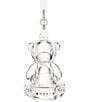 Waterford Annual 2026 My First Christmas Crystal Bear Ornament - Image 1