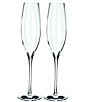 Color:Clear - Image 1 - Crystal Elegance Optic Champagne Flutes, Set of 2