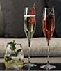 Color:Clear - Image 2 - Crystal Elegance Optic Champagne Flutes, Set of 2