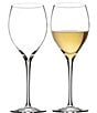 Color:No Color - Image 1 - Elegance Series Crystal Chardonnay Wine Glass Pair
