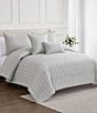 Waterford Harmonia Intricate Patterned Mini Quilt Set, Color:Gray - Image 2
