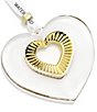 Waterford Heart Ornament with Gold - Image 2