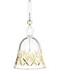 Waterford Lismore Collection Bell Gilded Crystal Ornament - Image 2