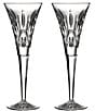 Color:Clear - Image 1 - Lismore Crystal Wedding Toast Flute Pair