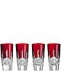 Waterford Lismore Red Shot Glasses, Set of 4, Color:Red - Image 1