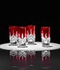 Waterford Lismore Red Shot Glasses, Set of 4, Color:Red - Image 4