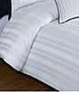 Waterford Sakamoto Collection Piece-Dyed Dobby Stripe Design Comforter Mini Set - Image 4