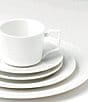 Color:White - Image 4 - Intaglio Neoclassical Embossed Bone China 4-Piece Place Setting
