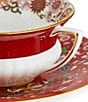 Wedgwood Wonderlust Crimson Orient Teacup & Saucer, Color:Multi - Image 3