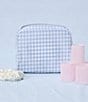 Weezie Gingham Patterned Toiletry Case - Image 3
