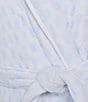 Weezie Rain Drop Long Organic Cotton Plush Terry Robe - Image 2