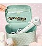 Weezie Matcha Block Print Patterned Vanity Case - Image 2
