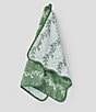 Weezie Willow Leaves Patterned Scallop Organic Cotton Bath Towels - Image 4
