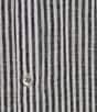 Westbound 3/4 Roll-Tab Sleeve Point Collar Y-Neck Button Front Top, Color:Spring Stripe - Image 6
