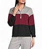 Westbound 3/4 Sleeve Quarter Zip Pullover - Image 1