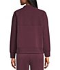 Westbound ULTRA LUXE Athleisure Knit Long Sleeve Half Zip Mock Neck Coordinating Pullover - Image 2