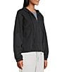 Westbound ULTRA LUXE Athleisure Long Sleeve Zip-Up Ultra Hoodie Jacket, Color:Black - Image 4