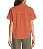 Westbound Button Down Rolled Sleeve Top - Image 2