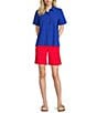 Westbound Perfect Outfit Picks Button Front Point Collar Short Sleeve Camp Top - Image 3