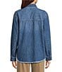 Westbound Collared Long Sleeve Button Front Shacket - Image 2