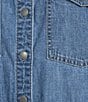Westbound Collared Long Sleeve Button Front Shacket - Image 4