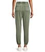 Westbound Coordinating Pull-On Drawstring Jogger Pants, Color:Dusty Olive - Image 2