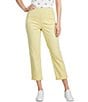 Westbound Cotton Blend High Rise Crop Pants - Image 1