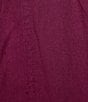 Color:Plum Caspia - Image 5 - Crop High Rise Pull-On Linen Utility Pants