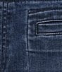 Color:True Blue - Image 5 - Crop High Rise Pull-On Jeans