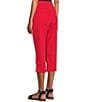 Color:Tomato Puree - Image 5 - Crop High Rise Pull-on Pants