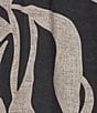 Westbound Dancing Leaves Slub Knit Short Sleeve Crew Neck Top - Image 4