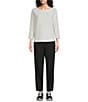 Westbound Dolman 3/4 Sleeve Boat Neck Top - Image 3