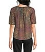 Westbound Elbow Sleeve Crew Neck Knit Top - Image 2