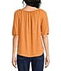 Westbound Elbow Sleeve Crew Neck Knit Top - Image 6