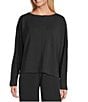 Westbound Coordinating Long Sleeve Crew Neck Seamed Knit Top - Image 1