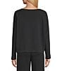 Westbound Coordinating Long Sleeve Crew Neck Seamed Knit Top - Image 2